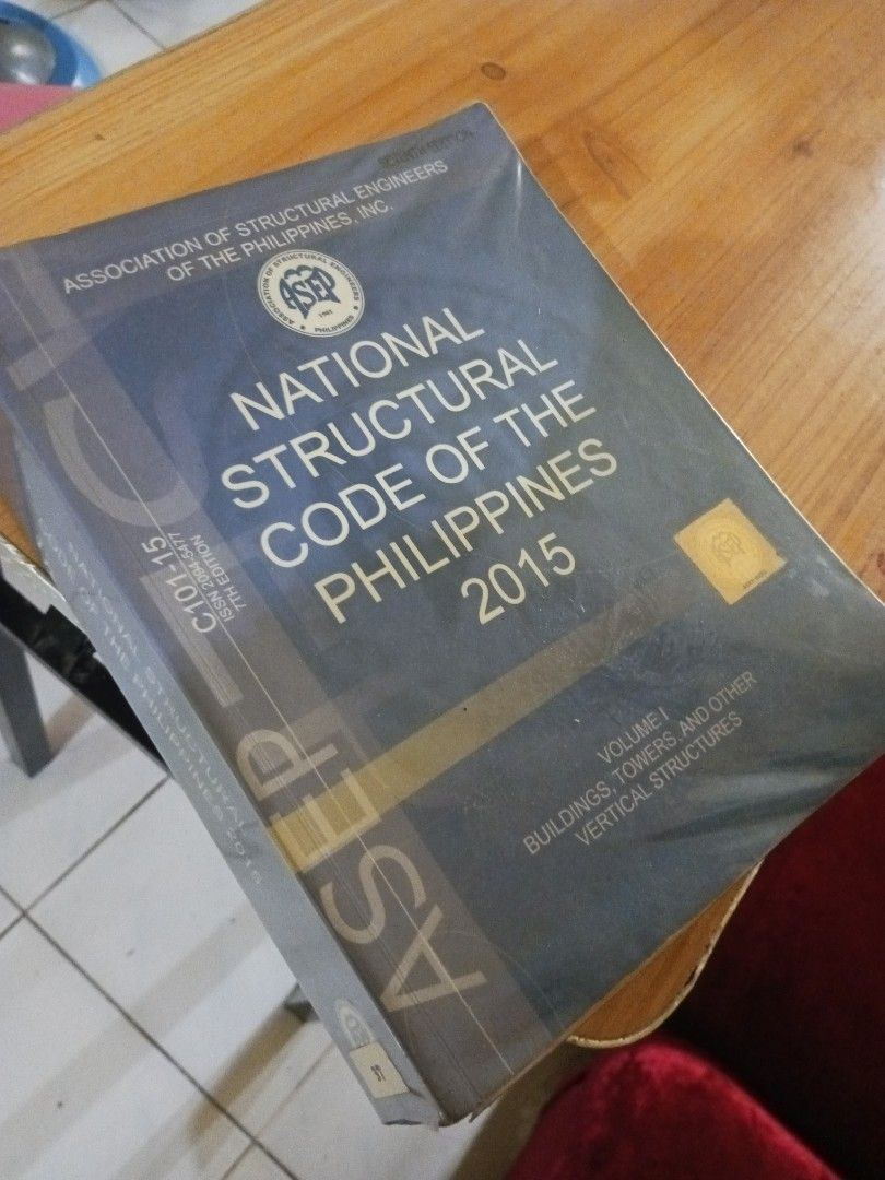 National Structural Code of the Philippines 2015 (Category: Textbooks) located in Manila. Submitted by jaynardmag80861 (Listing ID 1318533531, Image 1). Description: .