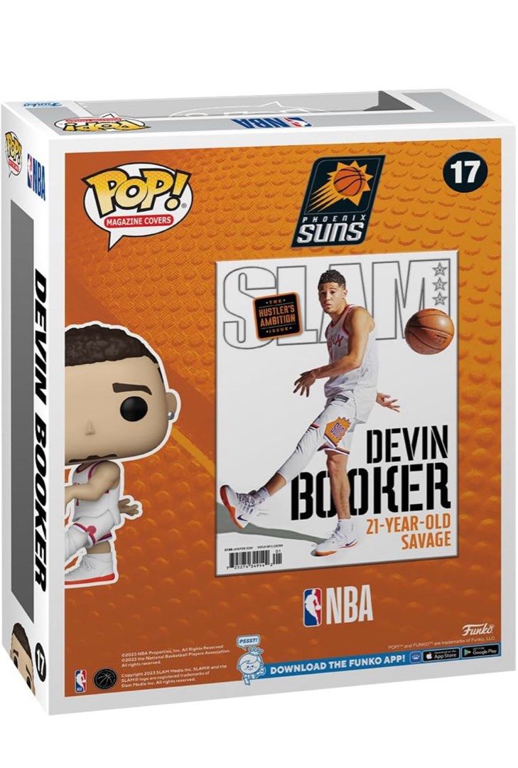 NBA Funko Slam Devin Booker Phoenix Suns (Category: Designer & Blind Box Toys) located in San Fernando. Submitted by collecatoy (Listing ID 1318575954, Image 3). Description: .