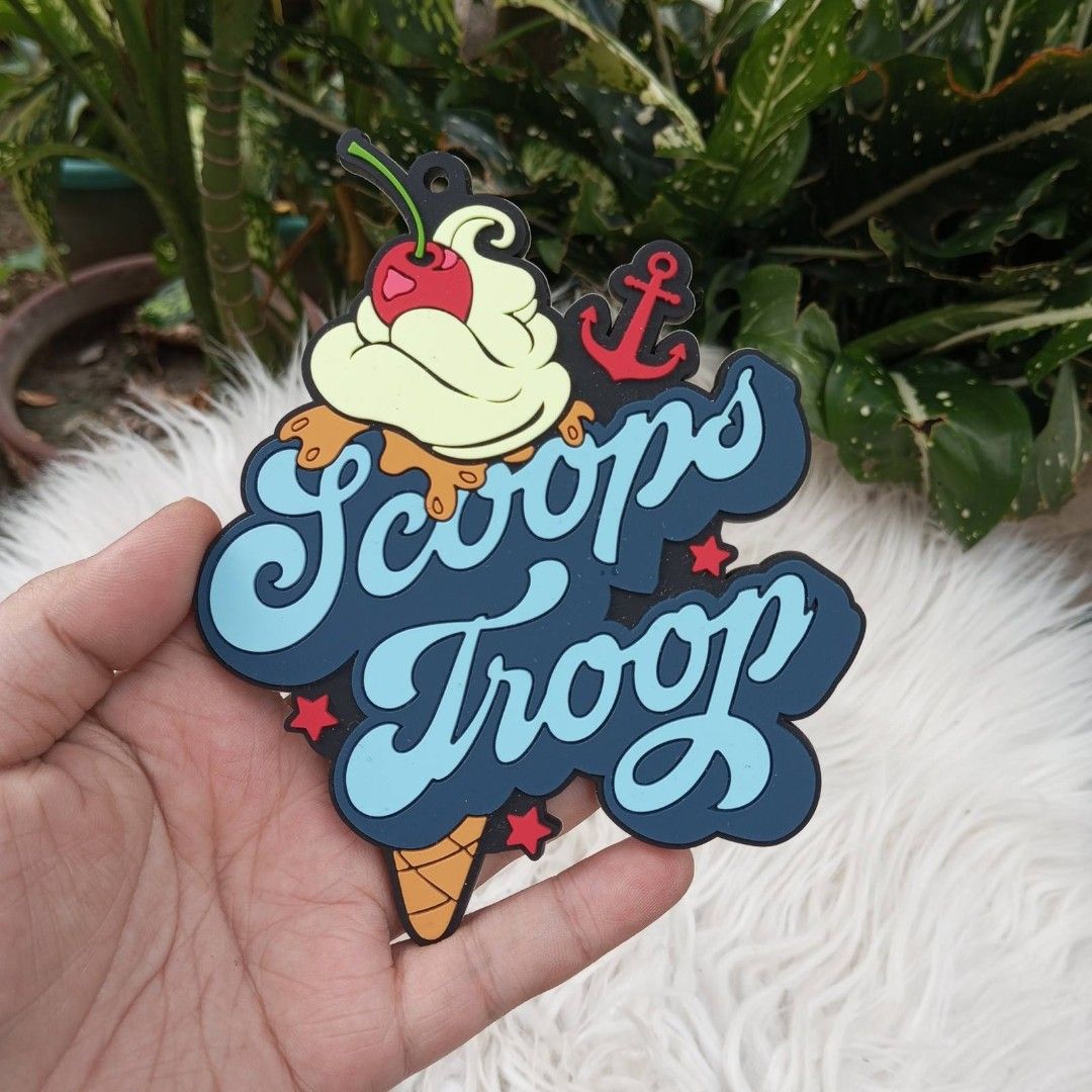 Netflix Stranger Things Scoops Troop Logo Rubber Charm (Category: Western Merchandise) located in Cainta. Submitted by japananikanik (Listing ID 1318540825, Image 1). Description: - Preloved - From Japan - NO FLAWS - Item on Hand ready for shipping - Great for gift/collection Prices are for the Item only SHIPPING FEE NOT INCLUDED legit seller 😊 For more inquiries kindly Pm us ☺️ FIRST TO PAY NO RESERVATION LALAMOVE pick up by SCHEDULE.