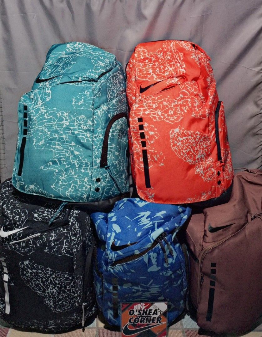 Nike elite backpack blue and orange clearance