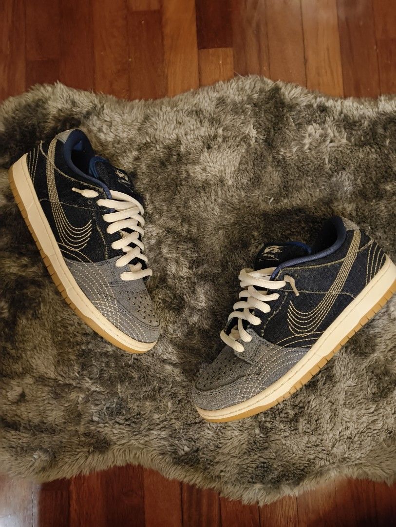 nike sb dunk sashiko denim