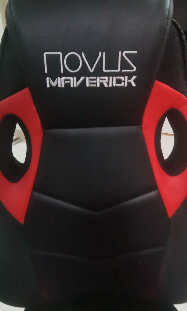 Novus Maverick Gaming Chair Furniture Home Living Furniture Chairs on Carousell
