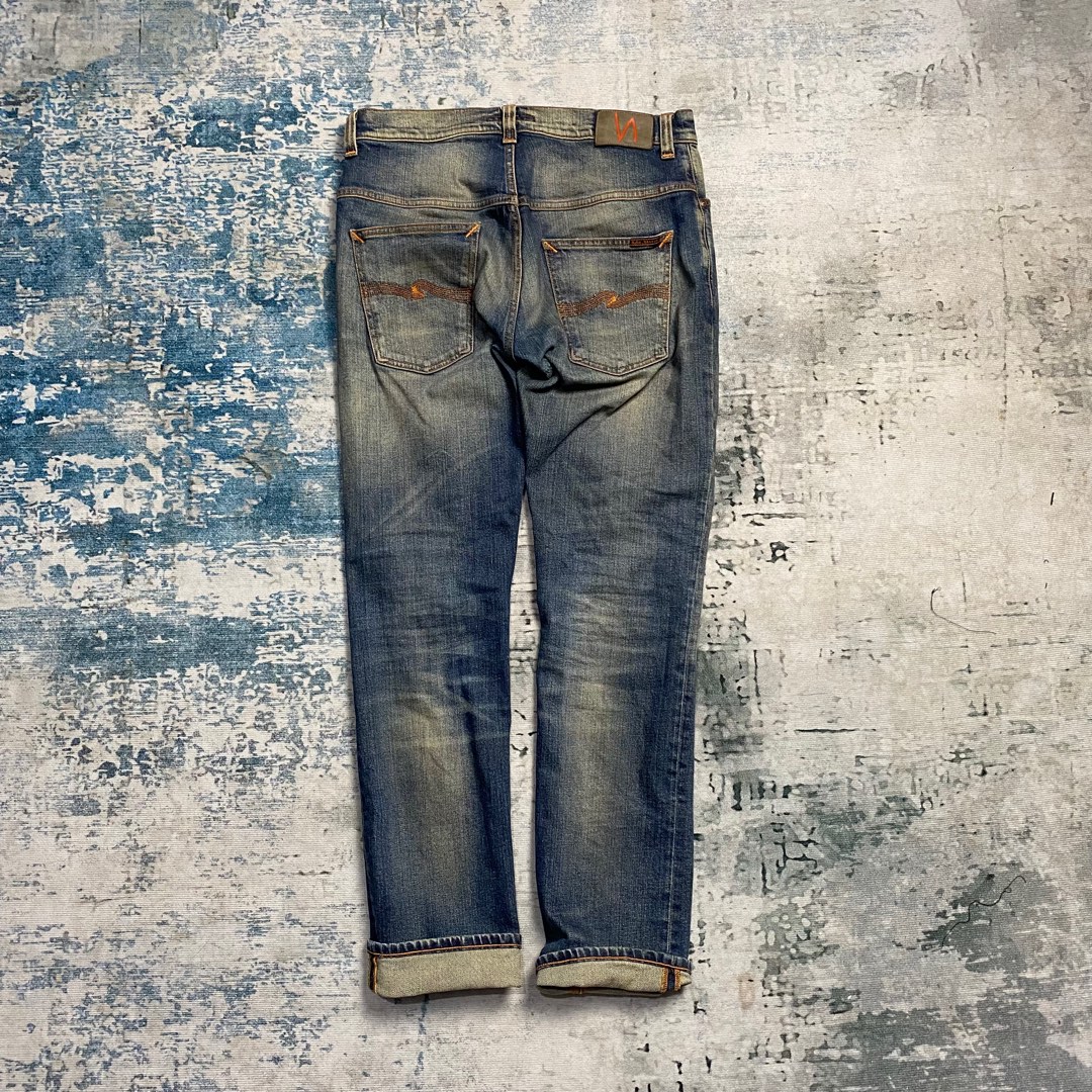 Nudie Jeans THIN FINN PETER REPLICA N423 W30L32 ヌーディージーンズ
