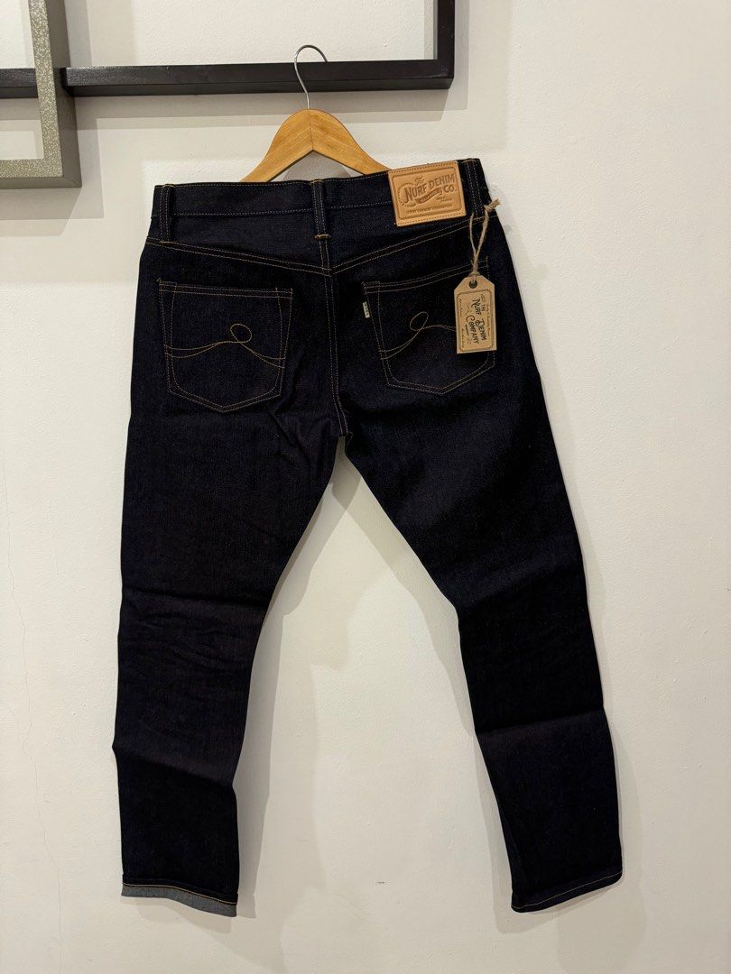 Nurf Denim Sahiki Selvedge 14oz, Fesyen Pria, Pakaian Bawahan di