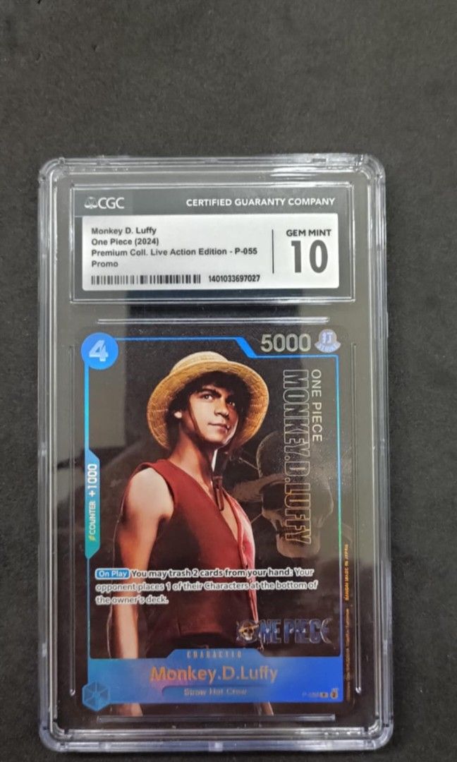 one piece graded card Monkey D Luffy One Piece Card Game 500 Years Alt Art Japanese #001 PSA 10