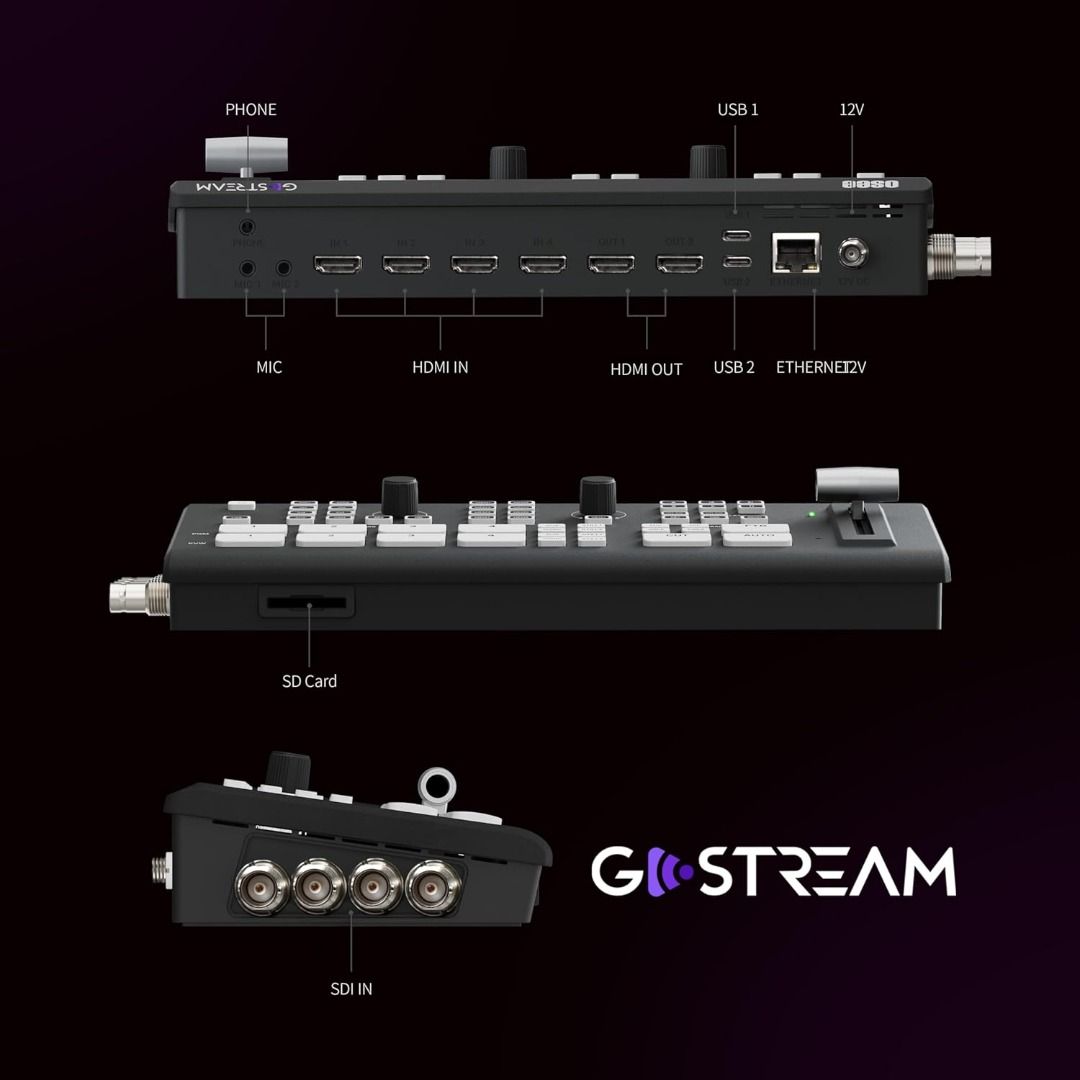 OSEE GoStream Duet SDI HDMI NDI HX Live Stream Video Mixer Switcher Recorder Photography Photography Accessories Other Photography Accessories on Carousell