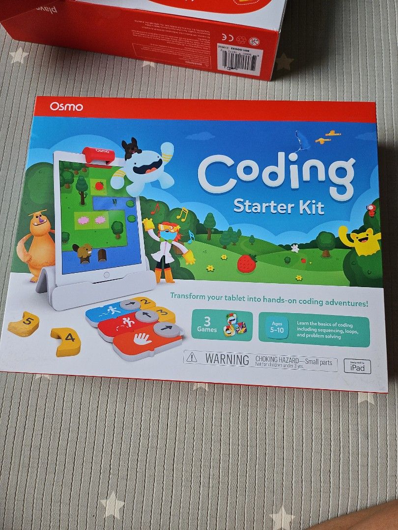 Osmo coding (Category: Educational & Learning Toys) located in Singapore. Submitted by sunshinedazzle (Listing ID 1318520515, Image 1). Description: brand new sealed.