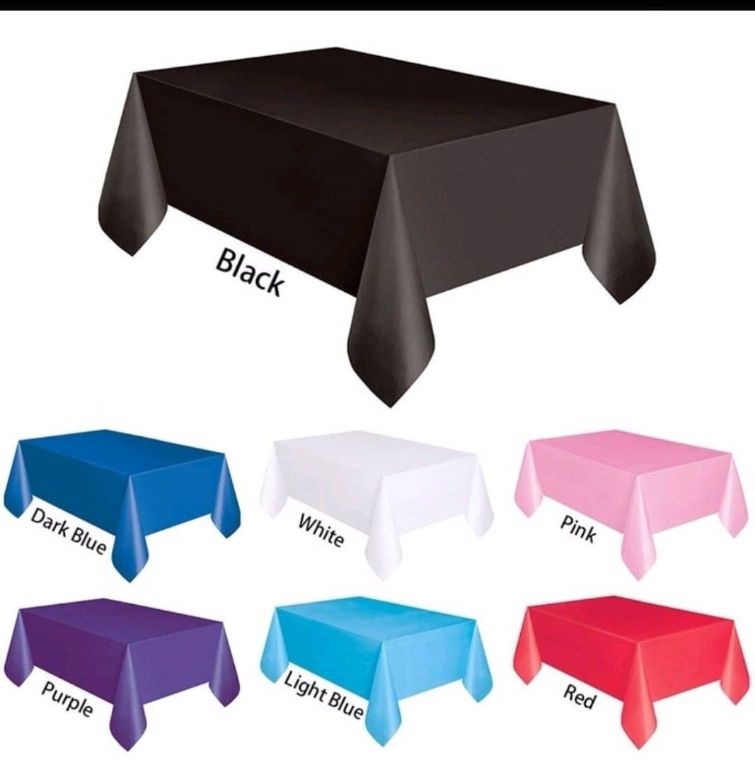 Plastic Table Cover 54x72inch (Category: Table Linen & Textiles) located in Pasig City. Submitted by ogayonvanessa.1 (Listing ID 1318449049, Image 1). Description: Plastic Table Cover 54x72inch.