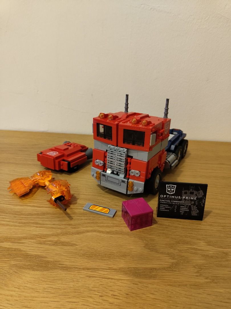 Pre owned LEGO 10302 Optimus Prime Hobbies Toys Toys Games on Carousell