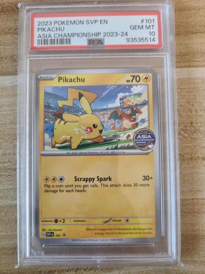 PSA 10 2023 Pokemon Svp EN-SV Black Star Promo 101 Pikachu Play