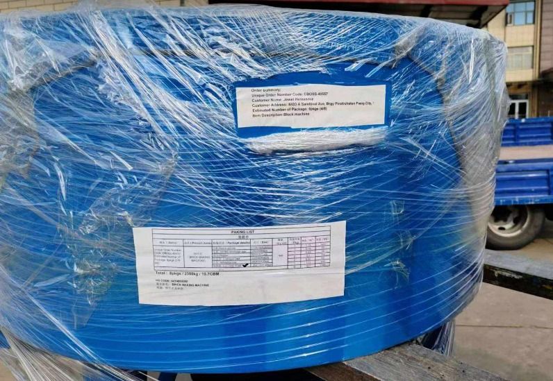 QTJ4-30A HOLLOW BLOCKS MAKING MACHINE (Category: Construction Tools & Equipment) located in Caloocan City. Submitted by 09051674995 (Listing ID 1318497132, Image 3). Description: ☑Brick Type: Standard /Hollow/Pavement Brick ☑Power: 11.8kw/Semi-Auto ☑Carriage Size: 850*450*25mm ☑Production Capacity: ☑240*115*52mm 21pcs/mould ☑400*200*200mm 4pcs/mould ☑400*150*200mm 5pcs/mould ☑Overall Size: 1360*1650*2660mm ☑Total Mass: 1600kg .