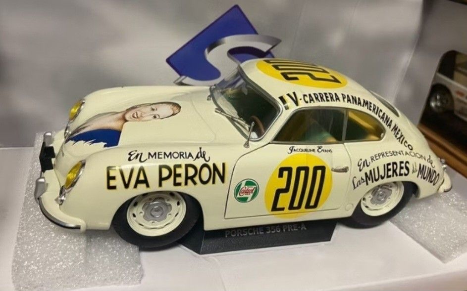 Rarest Original Heritage Solido 1953 Porsche 356 Commemorating Mrs
