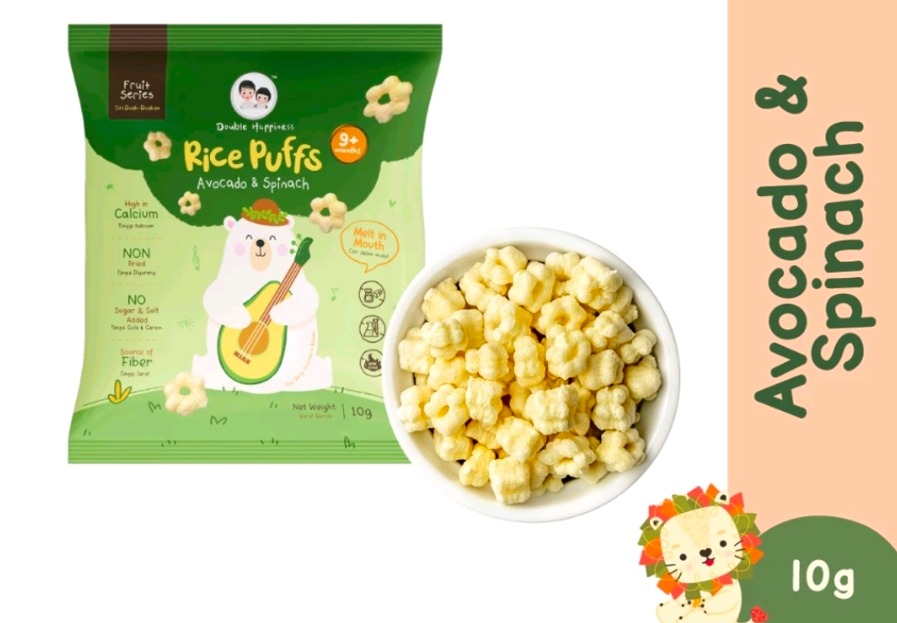Rice Puffs for baby / baby biscuit / 宝宝米饼 / baby food for 9 month ...
