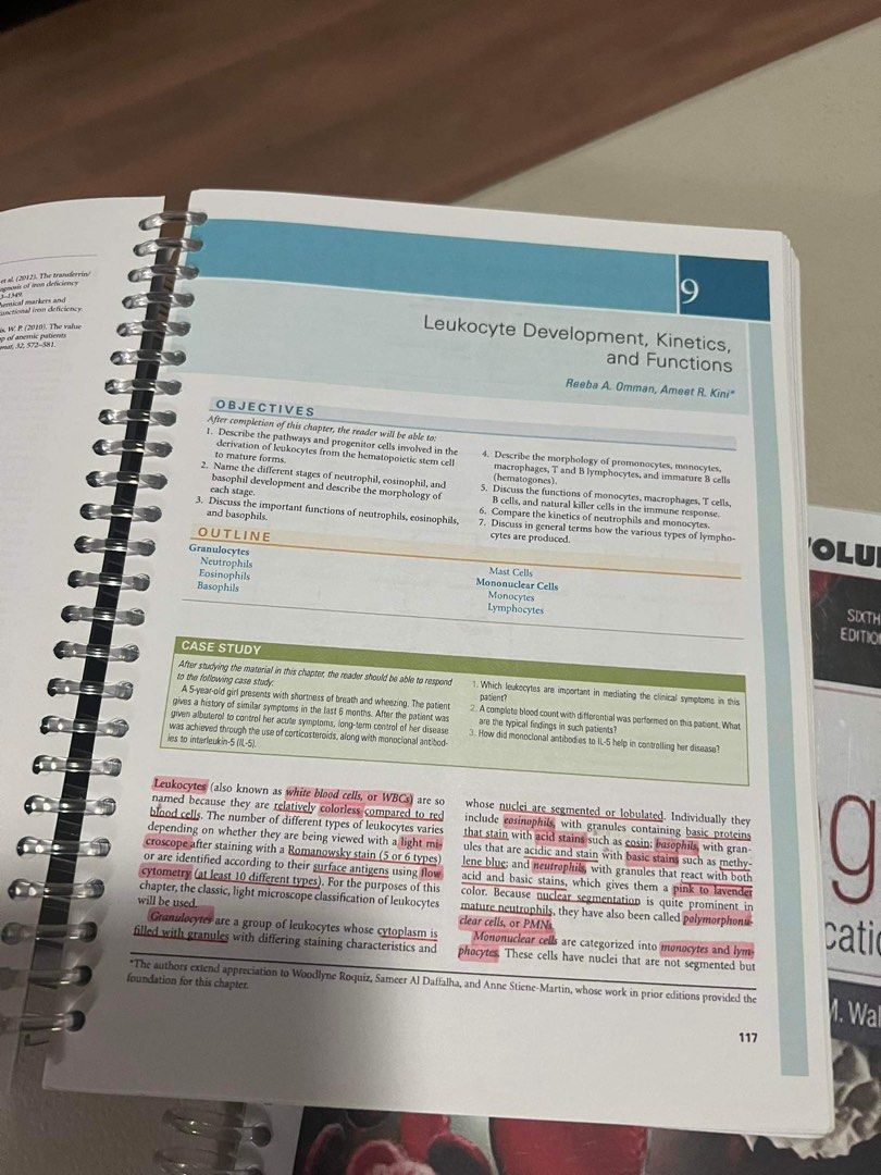 RODAK’S HEMATOLOGY (Category: Textbooks) located in Muntinlupa City. Submitted by Hellokeith (Listing ID 1318556112, Image 3). Description: Most highlights made are important must knows from past mtle. .