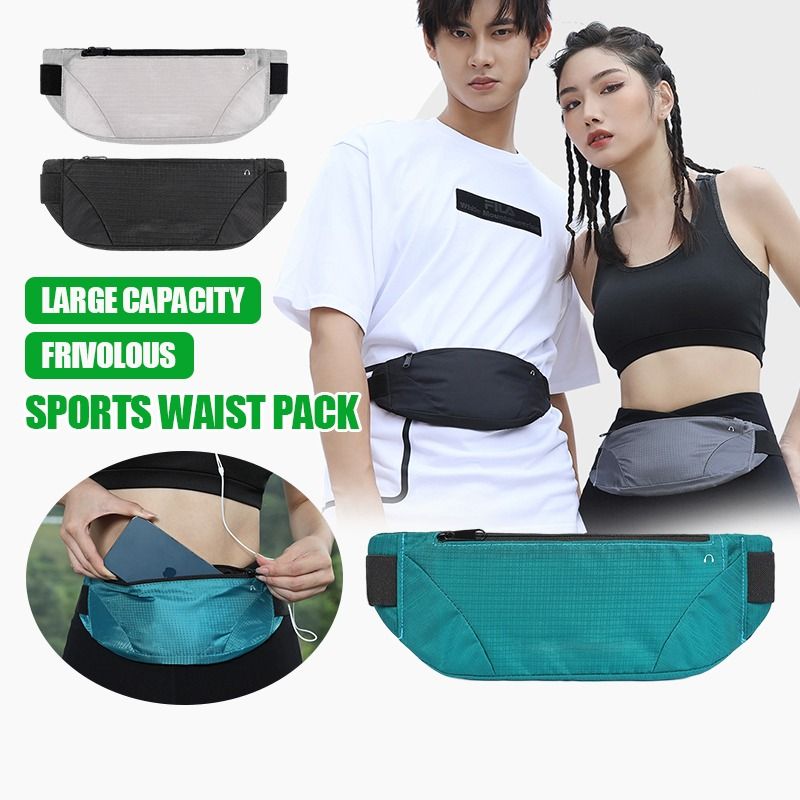 Running Waist Bag Sports Belt Pouch Waterproof Sport Waist Bum Bag Running Jogging Belt Pouch Zip Fanny Pack Men s Fashion Bags Belt bags Clutches and Pouches on Carousell