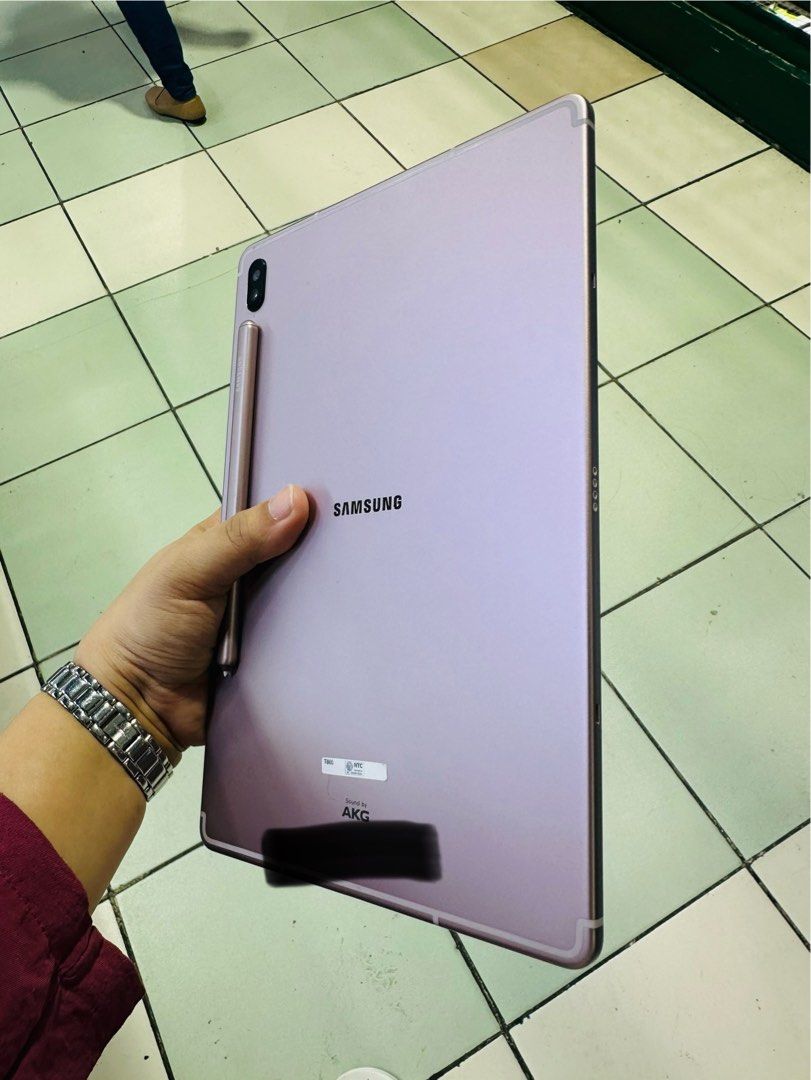 Samsung Tab S6 128gb FU LTE (Category: Android) located in San Juan City. Submitted by javedsgadgetshop (Listing ID 1318488950, Image 2). Description: OPEN FOR INSTALLMENT VIA CREDIT CARD/GGIVES/SPAY/BILLEASE & SWAP/TRADE-IN! WE BUY AND SELL ( ANYKINDS OF UNIT BINIBILI PO NAMIN)! PTPA : Padelete po f bawal Quick Specs : Samsung Tab S6 (w/ pen) •128gb •NTC Variant •Good batt health •Factory Unlock •95% Smoothness •No hidden issue | No Repaired •10