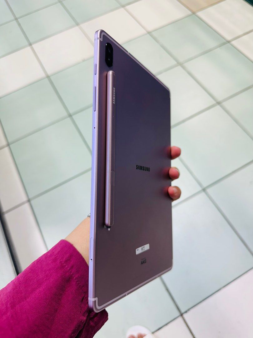 Samsung Tab S6 128gb FU LTE (Category: Android) located in San Juan City. Submitted by javedsgadgetshop (Listing ID 1318488950, Image 3). Description: OPEN FOR INSTALLMENT VIA CREDIT CARD/GGIVES/SPAY/BILLEASE & SWAP/TRADE-IN! WE BUY AND SELL ( ANYKINDS OF UNIT BINIBILI PO NAMIN)! PTPA : Padelete po f bawal Quick Specs : Samsung Tab S6 (w/ pen) •128gb •NTC Variant •Good batt health •Factory Unlock •95% Smoothness •No hidden issue | No Repaired •10
