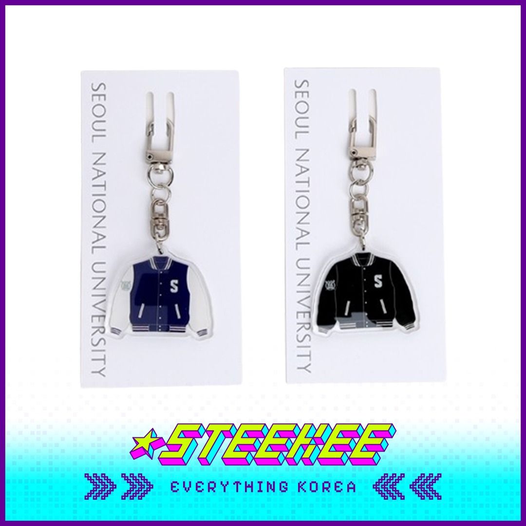 Seoul National University Acrylic Baseball Jacket Keychain by - Main Image