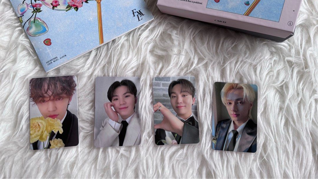 WTS SEVENTEEN 'FML' (CARAT Ver.) Random Photocard (Scoups, Jun, Woozi ...