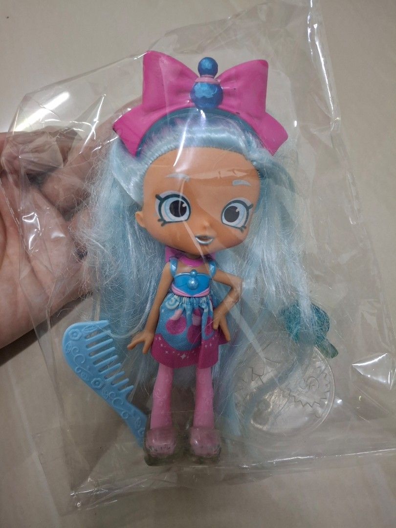 Blue hair shopkins doll shop