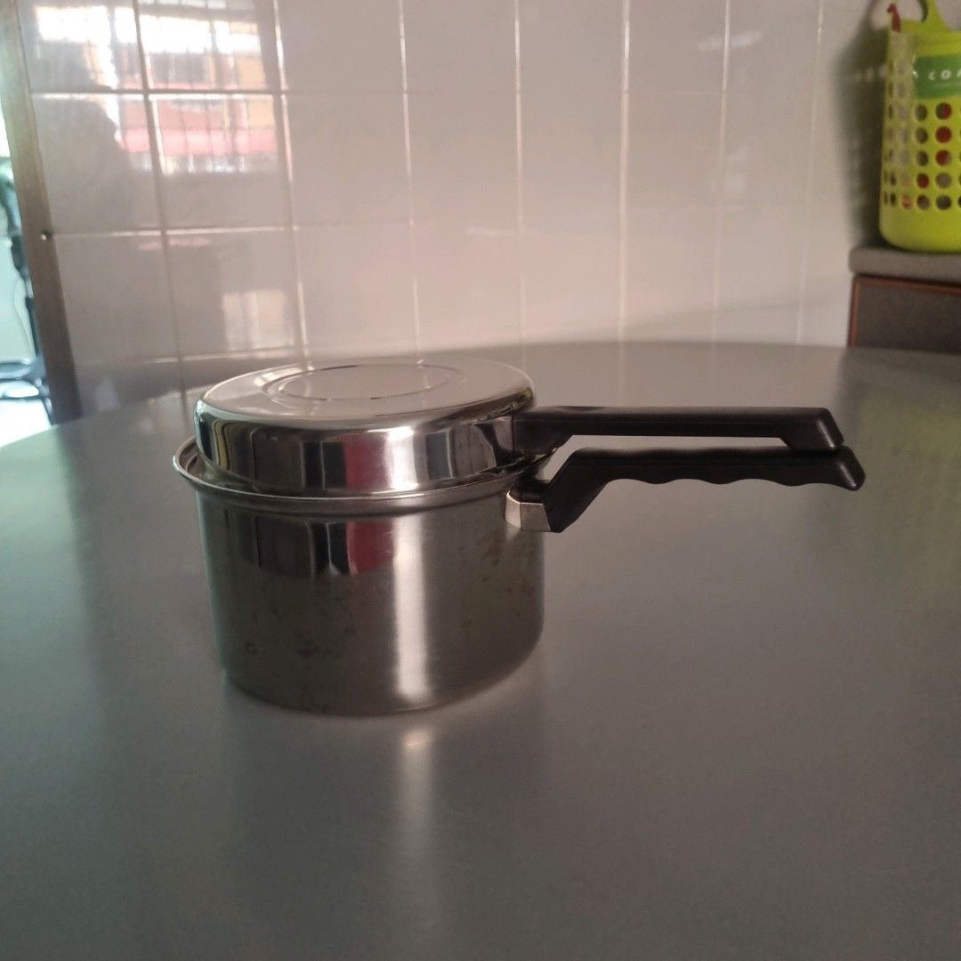 Stainless Steel 2 Piece Cookpot 16 cm Design in Korea