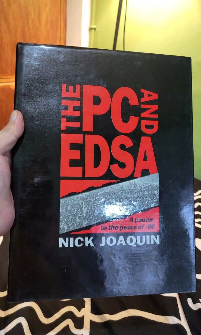 The PC and Edsa by Nick Joaquin [Hardcover] (Category: Storybooks) located in Pasig City. Submitted by BudgetBookParade (Listing ID 1318489872, Image 1). Description: SEVERAL LISTINGS ARE MARKED DOWN! Please check the store for heavily discounted items! Please also follow the store for early access to new arrivals! I upload very often. THANK YOU! Add me on Goodreads: https://www.goodreads.com/user/show/143356683-zai-zai.