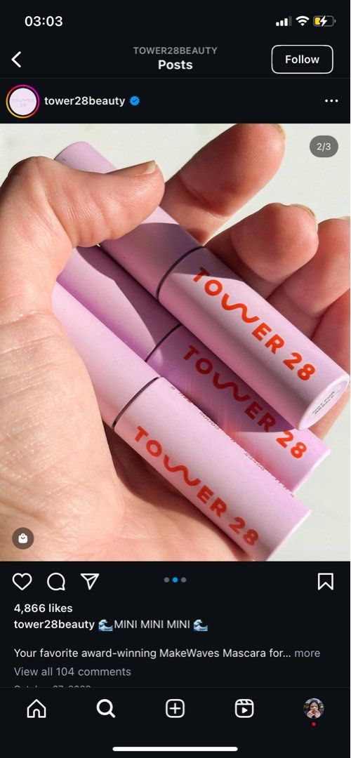 [US PASABUY] Tower 28 Products (Category: Makeup) located in Makati City. Submitted by gabdee (Listing ID 1318613313, Image 2). Description: 🇺🇸US PASABUY: Rhode Essentials 100% AUTHENTIC Price: Original Price + 20% Pasabuy Fee HOW TO ORDER? ⭐️ Please PM for item! ⭐️ 50% Down Payment REQUIRED within 24 hours of order Order Batch: Accepting orders until August 20, 2024 ETA: September 10, 2024 MOP: GCash, BPI, BDO MOD: Grab, Lalamove, JRS (to be s