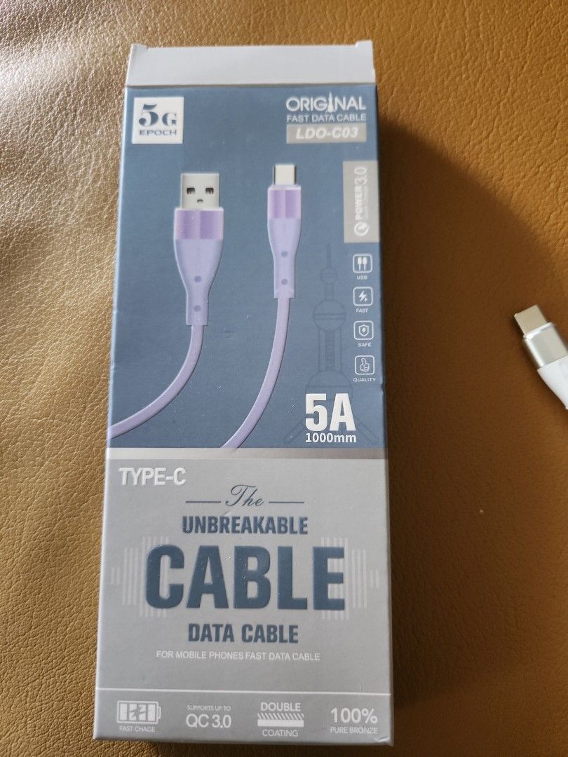 Usb to Type C cable, Mobile Phones & Gadgets, Mobile & Gadget Accessories,  Chargers & Cables on Carousell