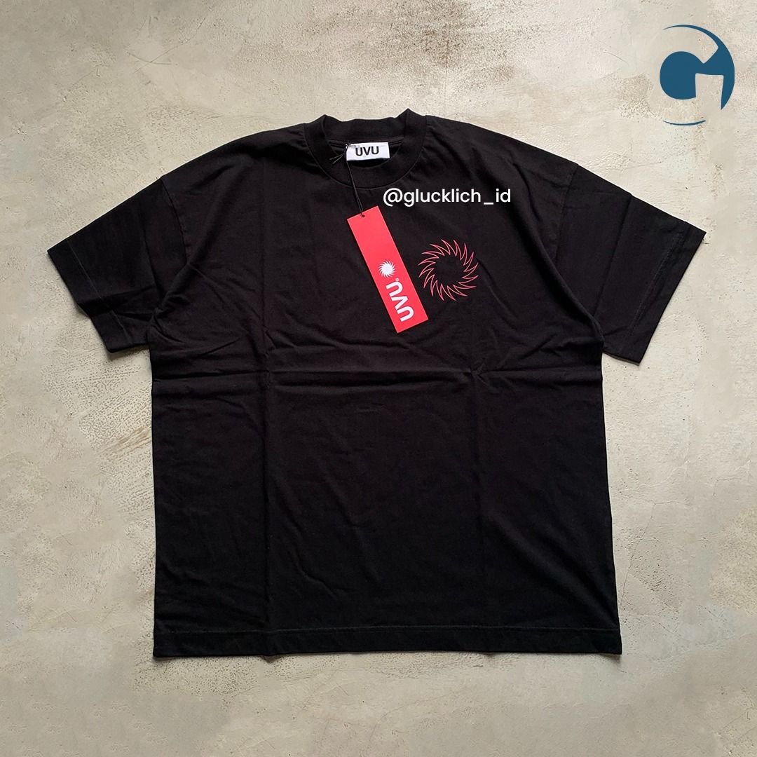 UVU, Training Club Tee in Black/Pink, Fesyen Pria, Pakaian