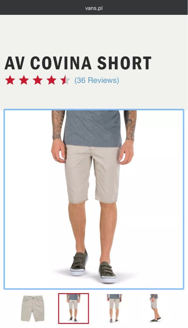 Vans Av Covina Short Pants Fesyen Pria Pakaian Bawahan di Carousell