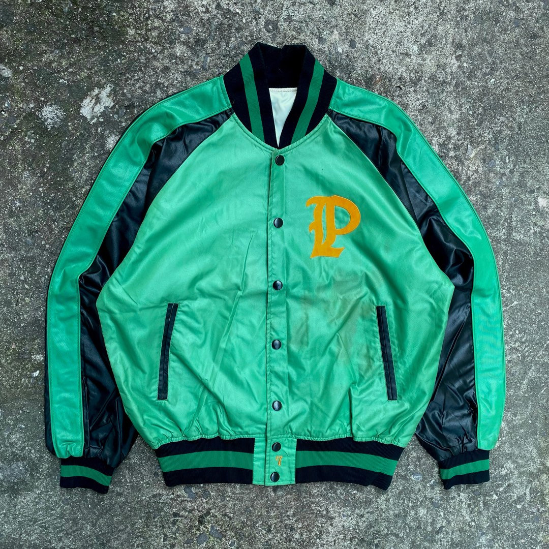 Vintage 80s 90s Descente Japan Varsity Baseball Jacket Men s Fashion Coats Jackets and Outerwear on Carousell