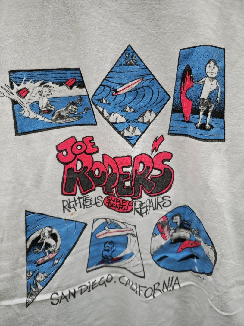 Vintage Joe Roper's Surf Board | P22L27.5 (L), Men's Fashion, Tops ...