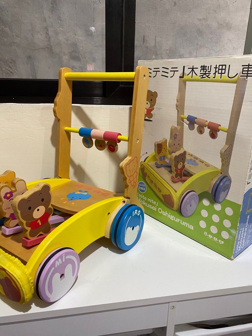 Wooden Push walker foldable mall demo (Category: Infant Playtime) located in Manila. Submitted by avalanchesonlineshopmainacount (Listing ID 1318531398, Image 3). Description: Display mall demo unit.