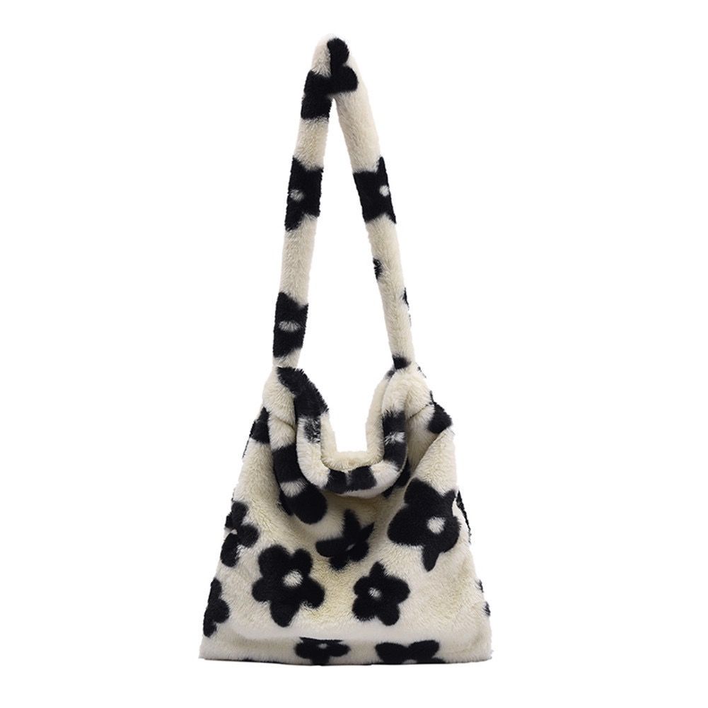 y2k Fluffy flower bag