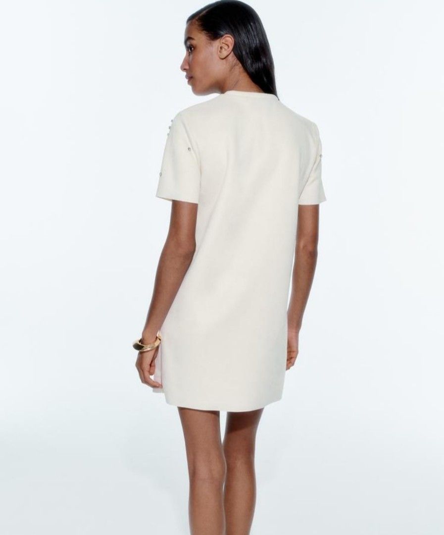 Shirt Dress Faux Suede Dress Zara Zara Black Faux Suede Round Neck