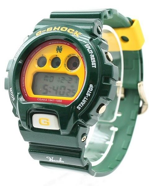 100 Ori Japan Made Dw6900 Nankai Hawk Sport Watch for unisex full set Bag