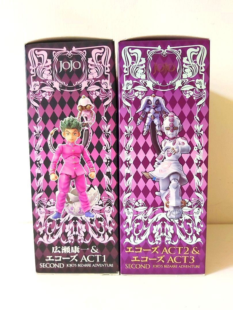 全新限定版康一+替身迴音Act 1,2,3 ( 超像可動jojo 第四部不滅鑽石 