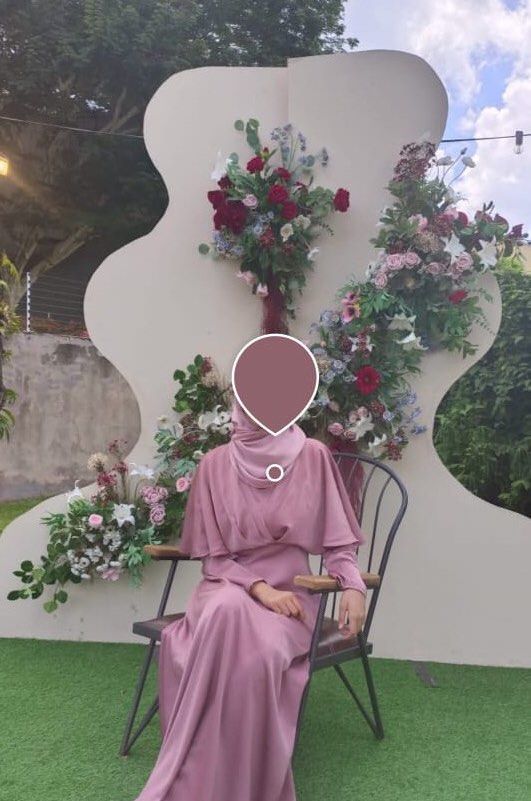 Abaya Rose Gold Dress Matte Satin , Women's Fashion, Dresses & Sets, Dresses  on Carousell