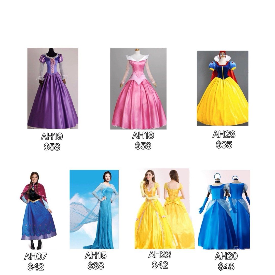 strapless open back dress Adult Disney Belle Costume