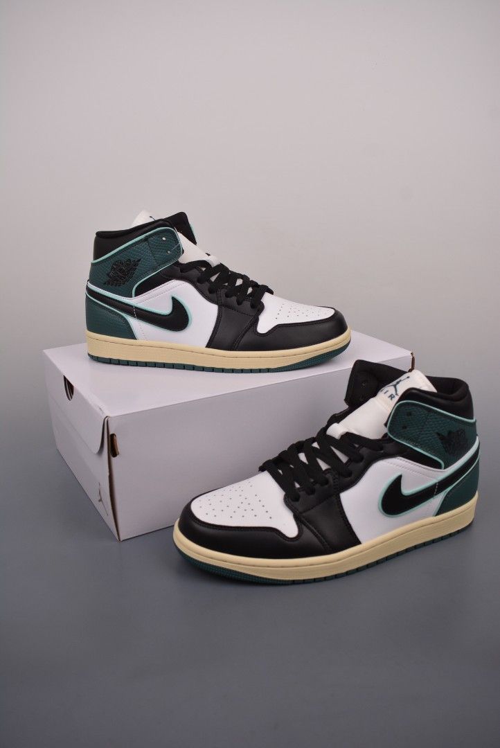 black and green jordan 1 size 7