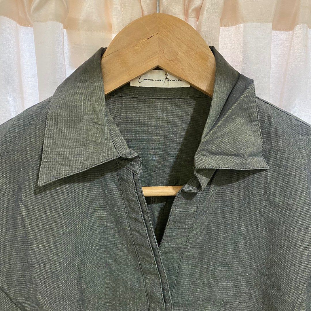 Army Green Longsleeves (Category: Longsleeves) located in Manila. Submitted by declutterwithsea (Listing ID 1318715601, Image 3). Description: .