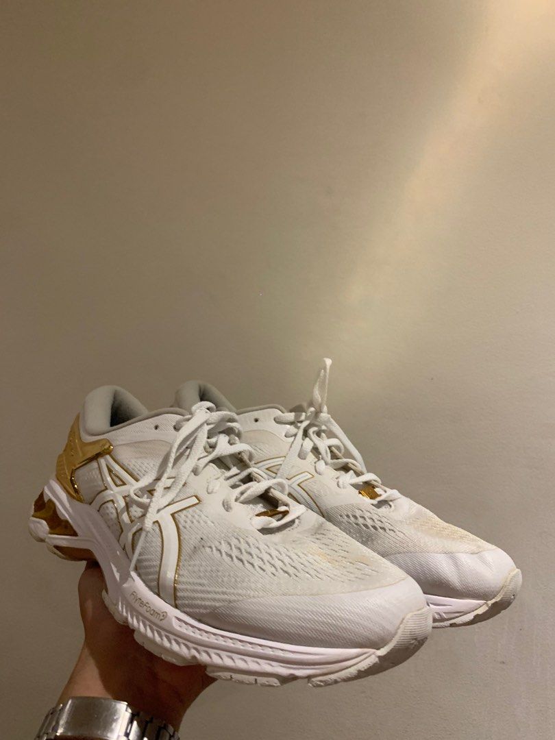 Asics Gel kayano 26 Gold Rare Men s Fashion Footwear Sneakers on Carousell