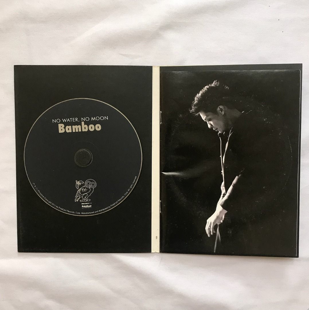 Bamboo 'No Water, No Moon' CD (Category: CDs & DVDs) located in Bulacan. Submitted by mattj12 (Listing ID 1318672078, Image 3). Description: • Very slightly used • autographed by Bamboo • Price: P1,000 Meet-ups: SM North, Trinoma, Greenhills Payments: GCash, BDO, BPI can ship via Grab, Lalamove, JRS, LBC or DHL - at buyer's cost. .