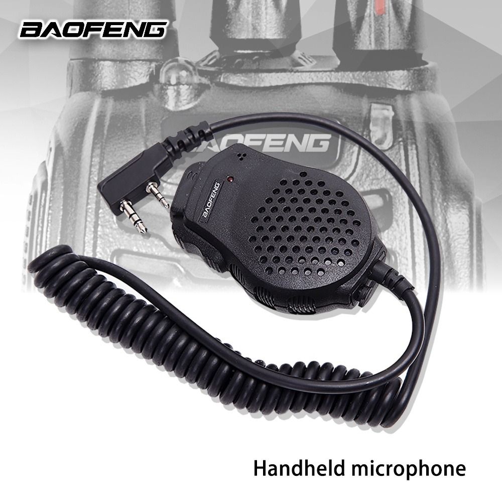 Baofeng Handheld Microphone Speaker MIC for Walkie Talkie (Category: Walkie-Talkie) located in Manila. Submitted by kinasamudio913 (Listing ID 1318673981, Image 1). Description: Microphone:Impedance 2.2Ω Sensitivity: -36dB+/-2dB Frequency response 20Hz-1.6KHz Applicable models:888S 5R UV82 8D 5RE 5RA 2 Pin (1x 3.5mm and 1 x 2.5mm Jacks) Back with strong clip and convenient for use CompatiblewithMicrophoneBaofengmodels:UV-3R+ PlusUV-5RUV-5RAUV-5RA