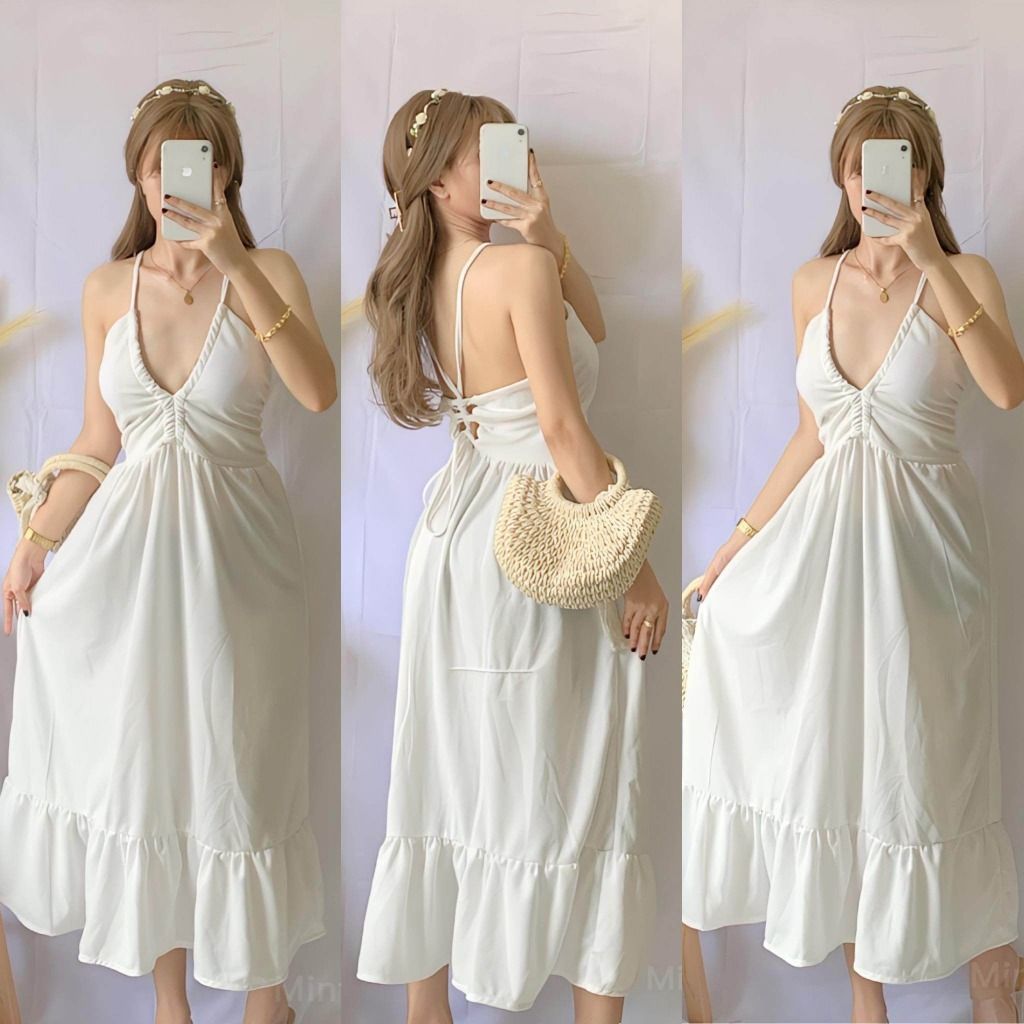 Free size maxi dresses top