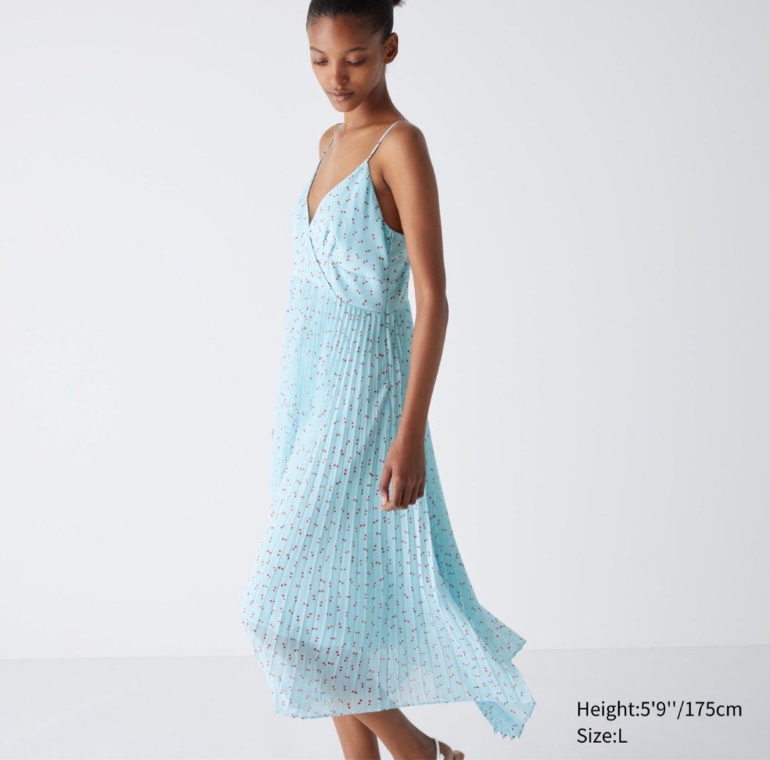 strapless open back dress ASTR The Label Floral Blythe Plisse Midi Dress – Ella James main image 1