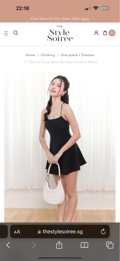 knee length dresses for ladies Clarine Dress in Green by Suncoo main image 1