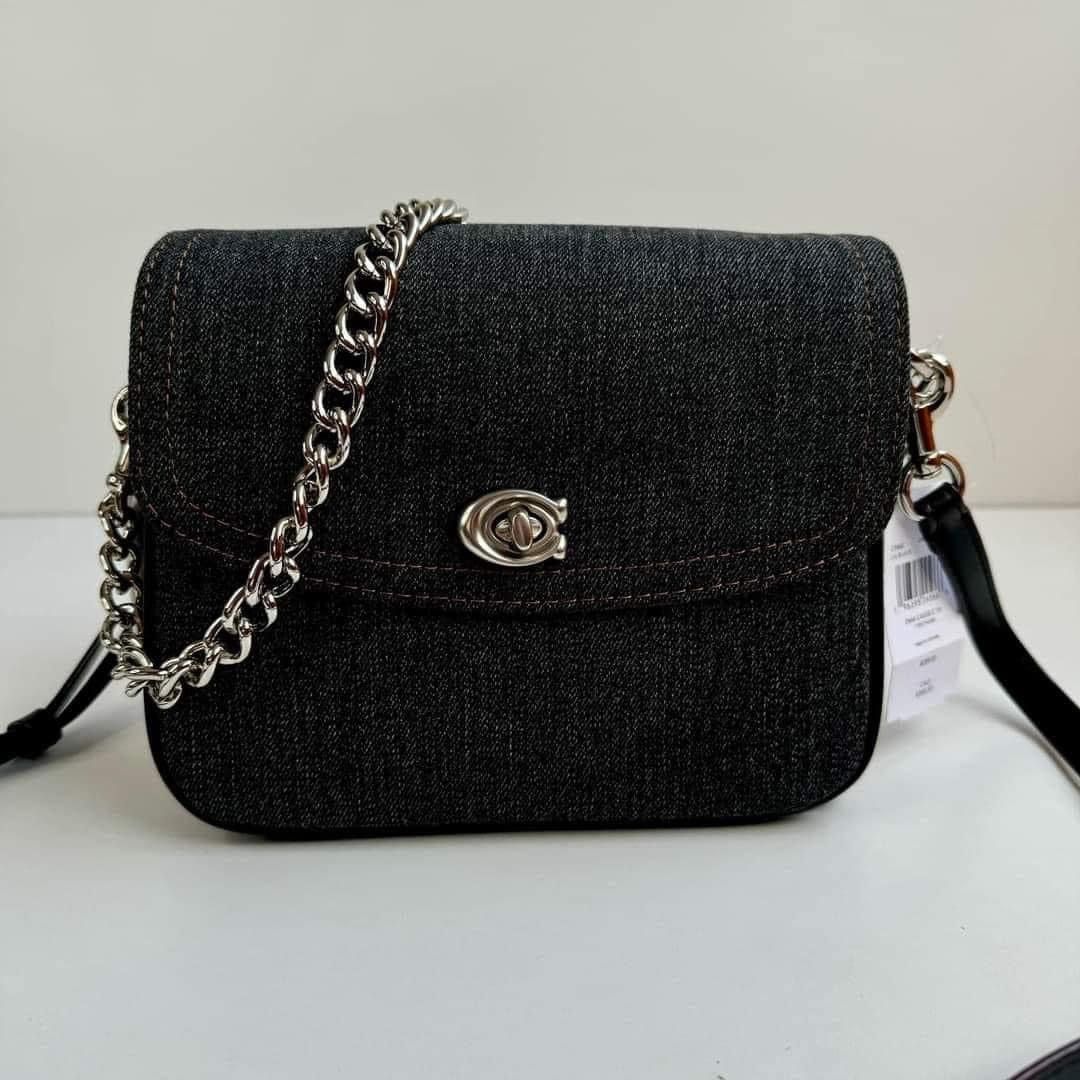 Coach Cassie Denim Black (Category: Luxury Bags & Wallets) located in Rizal. Submitted by LuxbyMarifrance (Listing ID 1318647260, Image 1). Description: 🏷️ 3,000 only + SF 🛍 Coach Cassie Crossbody 19 📏 7 3/4” (L) x 6 1/2” (H) x 3 1/4” (W) 📌 with dust bag and paper bag ✨All trademarks, logos and brand names are reserved and property of the original brand owners. #coachph #authenticqualitybagsph #authenticqualitybags #lowestpriceguaranteed #coc