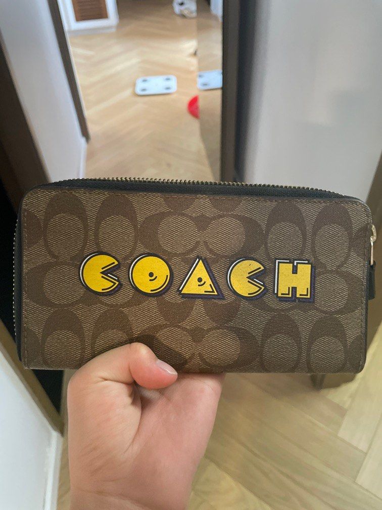 Coach wallet pac man store