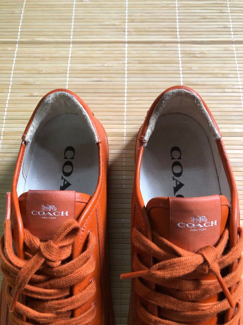 Dark orange shoes sale